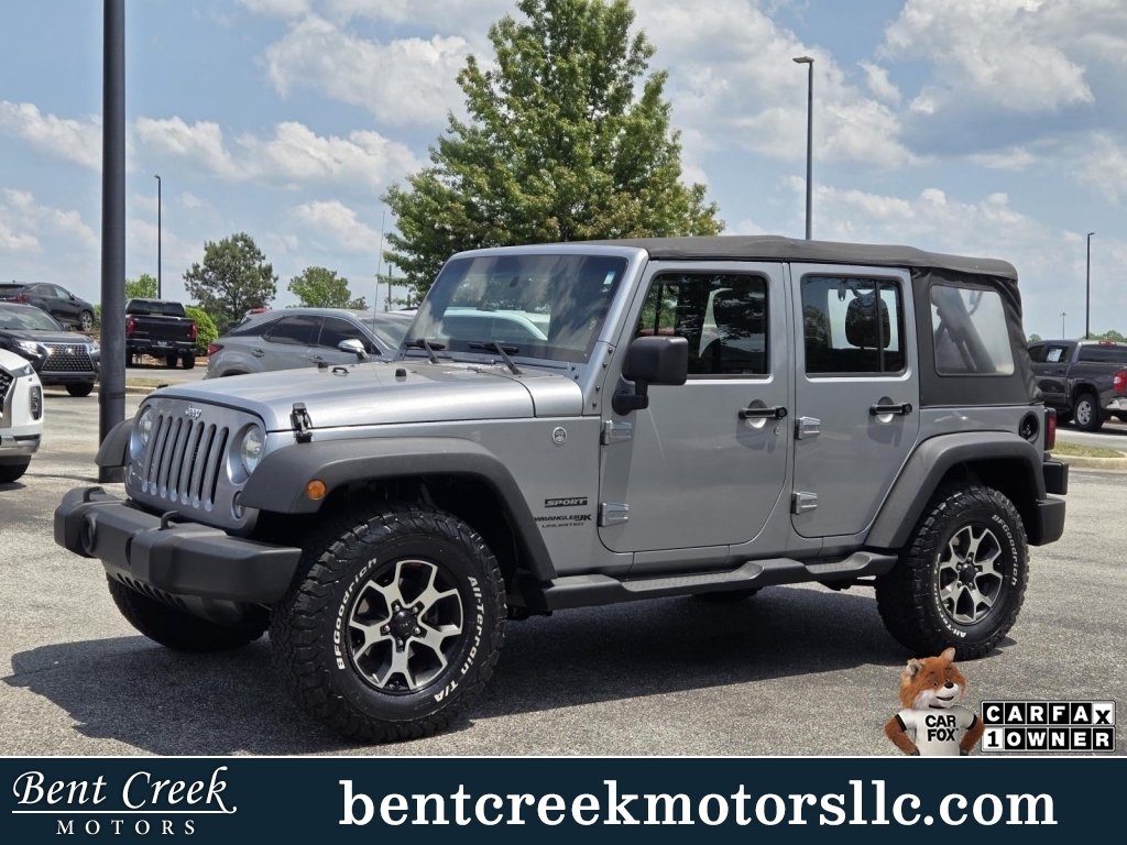 2018 Jeep Wrangler JK Unlimited Sport