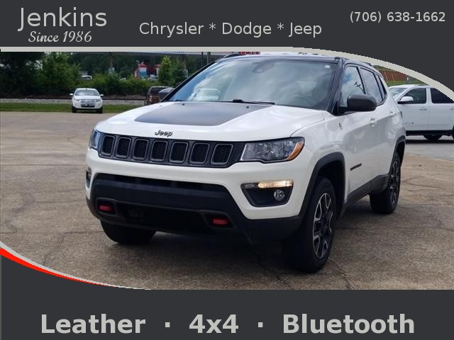 Used, 2021 Jeep Compass Trailhawk, White, P3289