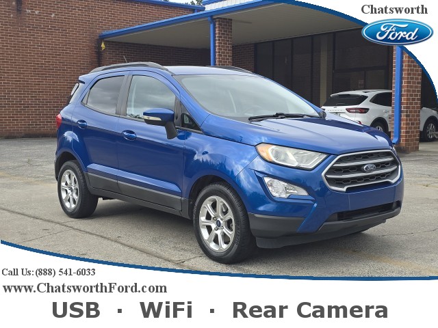 Used, 2018 Ford EcoSport SE, Blue, 4T221A