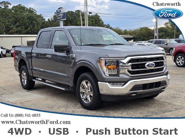 Used, 2021 Ford F-150 XLT, Gray, P7399