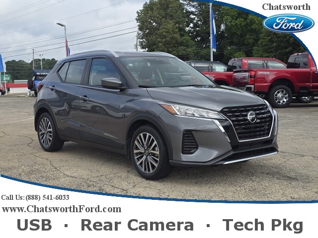 Used, 2021 Nissan Kicks SV Xtronic CVT, Gray, 5T111A