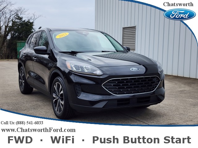 Certified, 2022 Ford Escape SE, Black, P7323