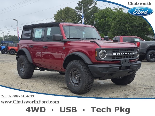 New, 2025 Ford Bronco Base 4 Door 4x4, Red, 25T103