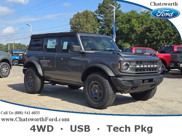 New, 2025 Ford Bronco Base 4 Door 4x4, Gray, 25T104