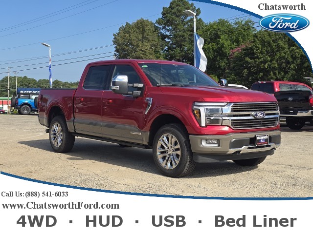 New, 2025 Ford F-150 King Ranch, Red, 25T149