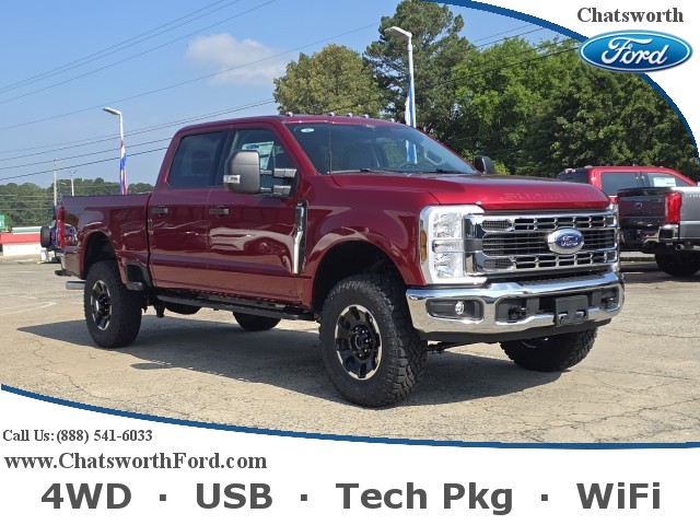 New, 2025 Ford F-250 XLT, Red, 25T074