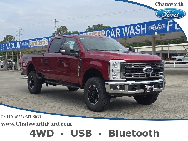 New, 2025 Ford F-350 XLT, Red, 25T075