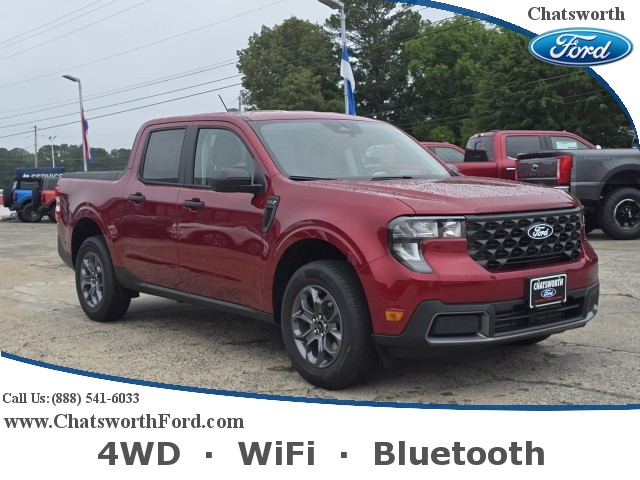 New, 2025 Ford Maverick XLT, Red, 25T119