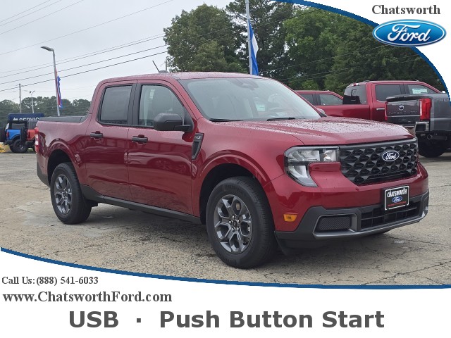 New, 2025 Ford Maverick XLT, Red, 25T120