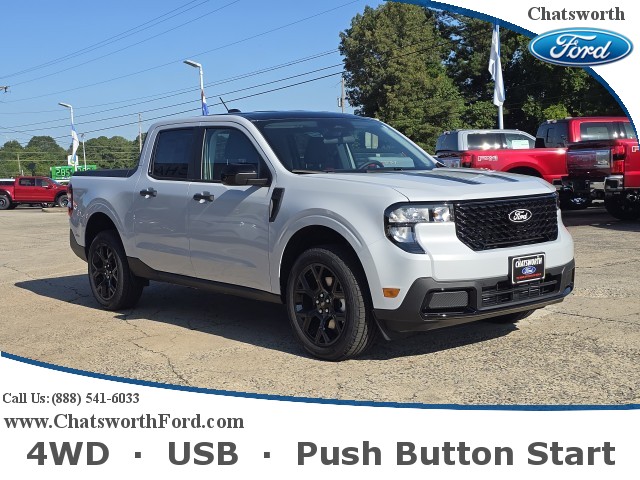 New, 2025 Ford Maverick XLT, White, 25T143