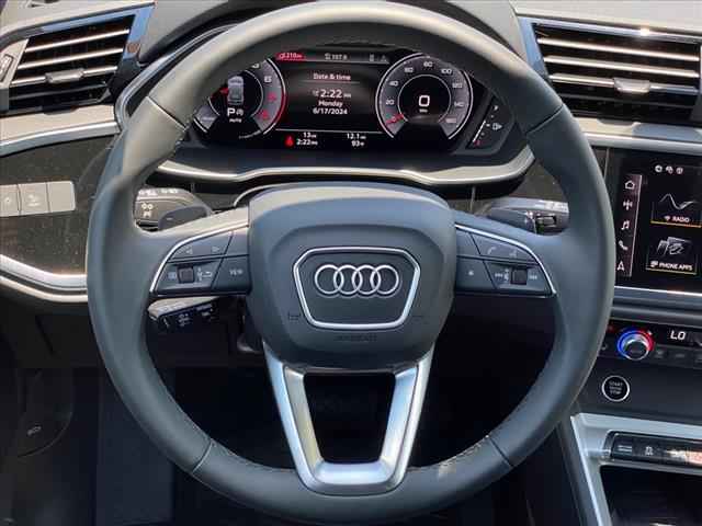 New, 2024 Audi Q3 S Line quattro, Black, A136191-8