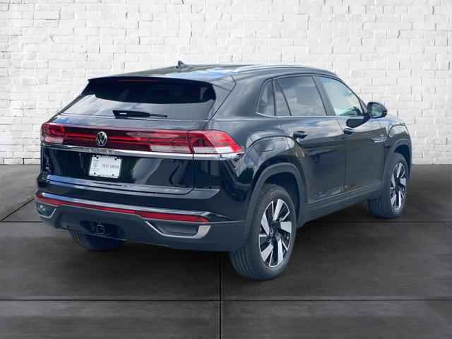 New, 2024 Volkswagen Atlas Cross Sport 2.0T SE w/Technology, Black, V251017-4