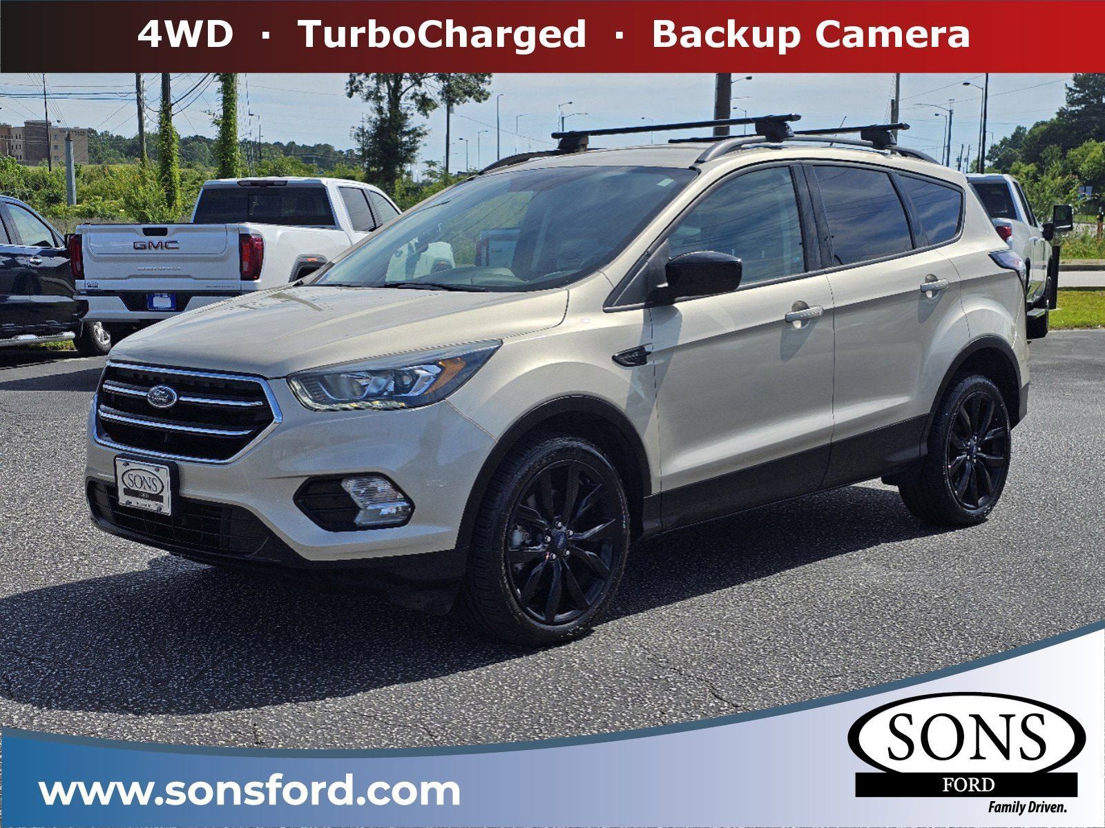 Used, 2017 Ford Escape SE, Gold, 6106A-2