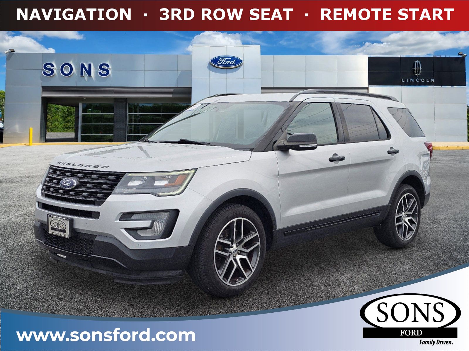 2017 Ford Explorer XLT, G11948A, Photo 1