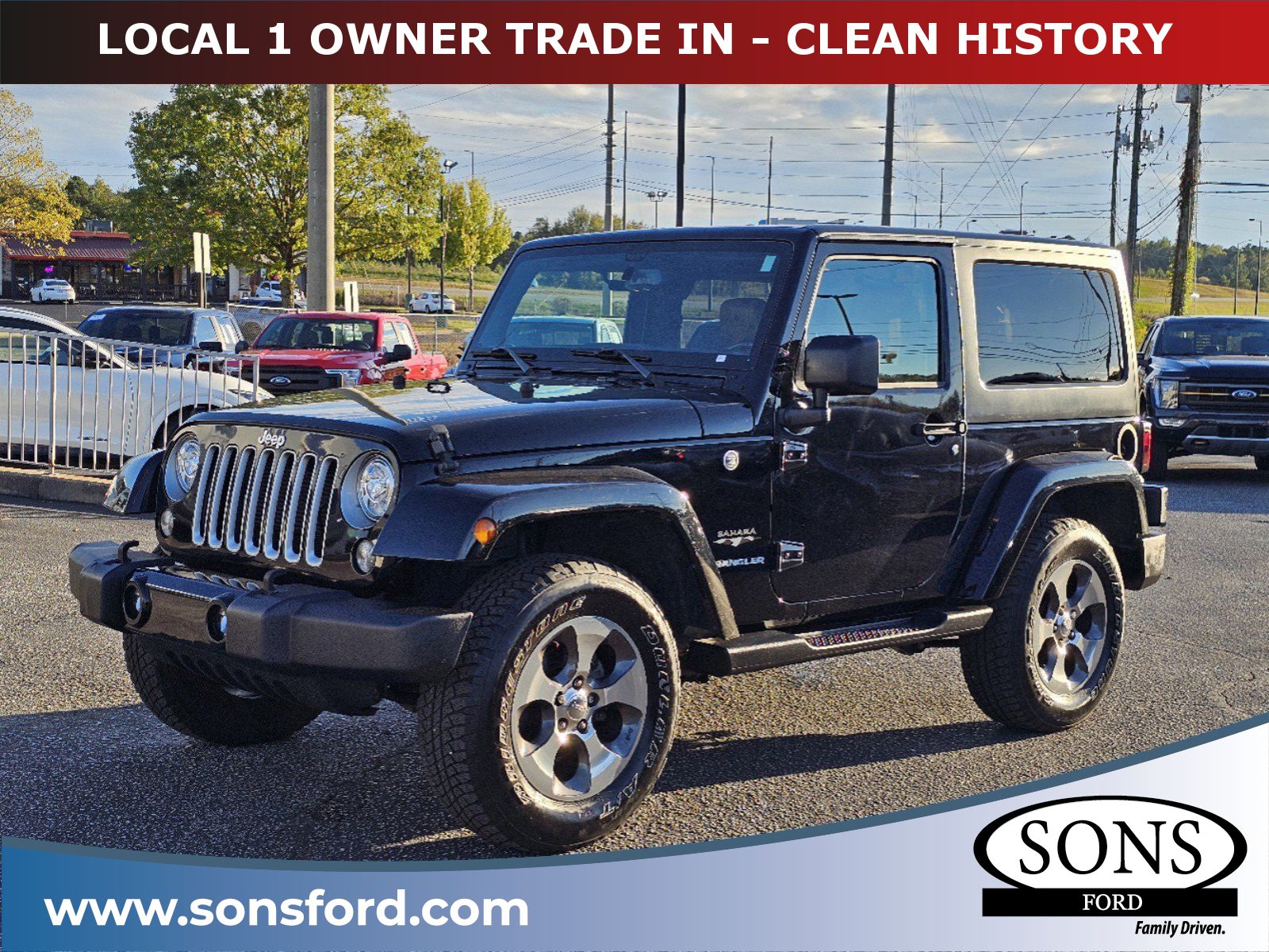 2017 Jeep Wrangler Sport 4x4, 11401A, Photo 1