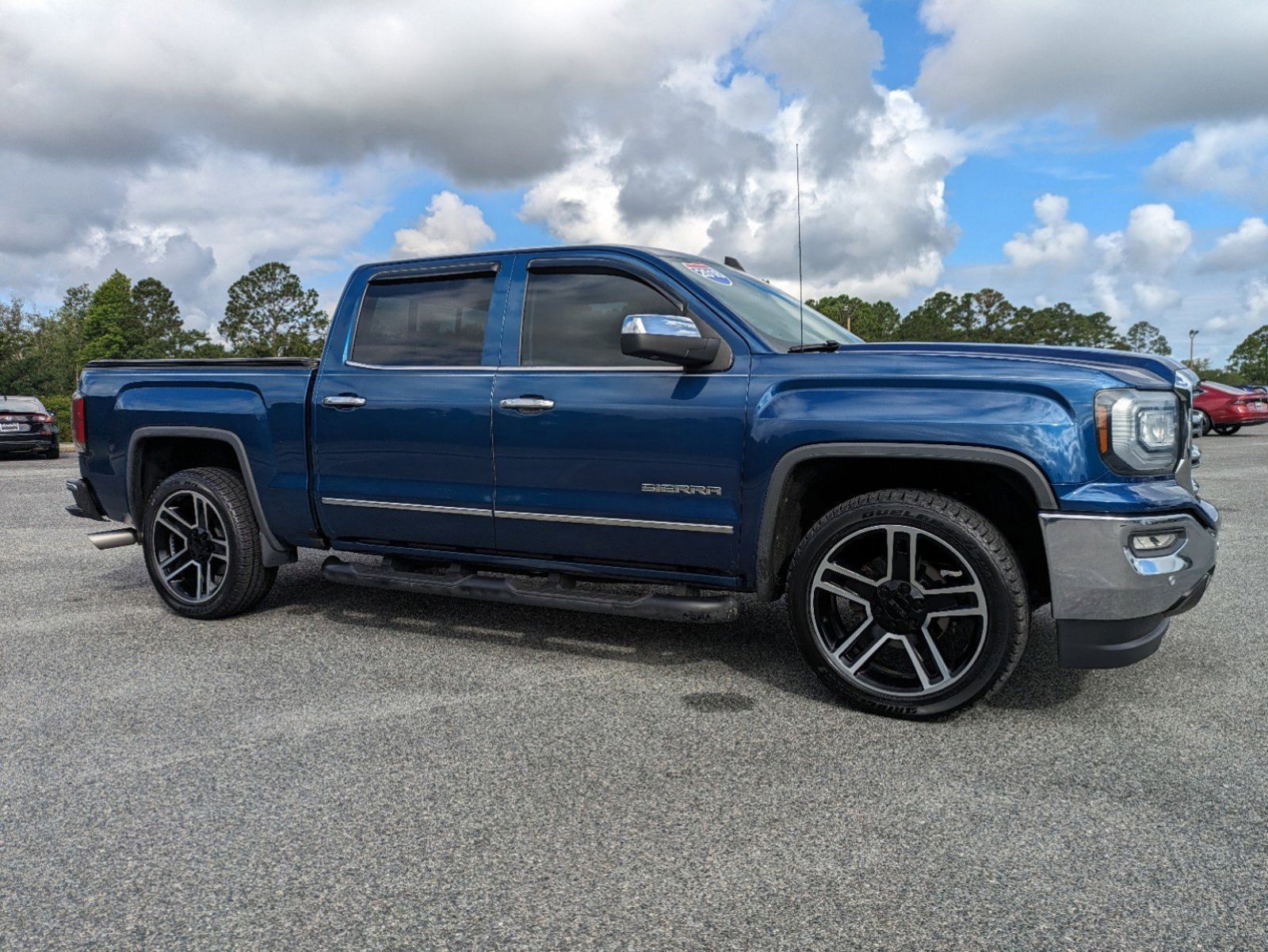 Used, 2018 GMC Sierra 1500 SLT, Blue, U02719A-2