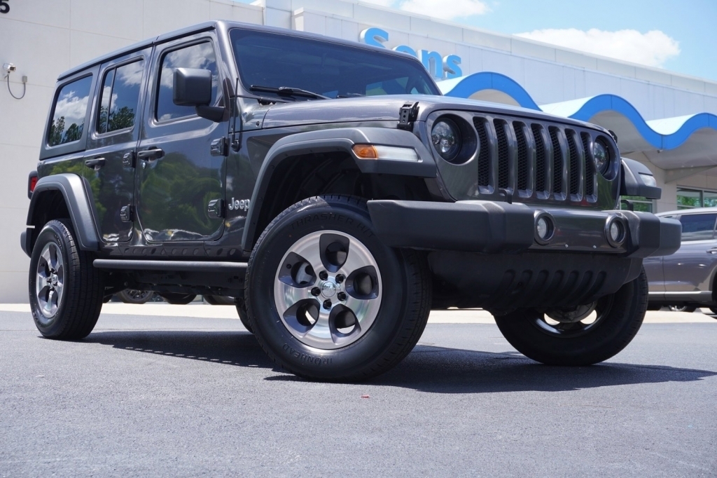 Used, 2018 Jeep Wrangler Unlimited Sport S, Gray, PA8727-2