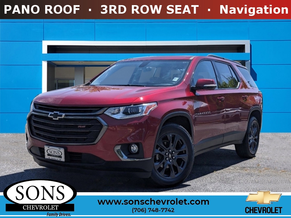 Used, 2019 Chevrolet Traverse RS, Red, 10757C-1