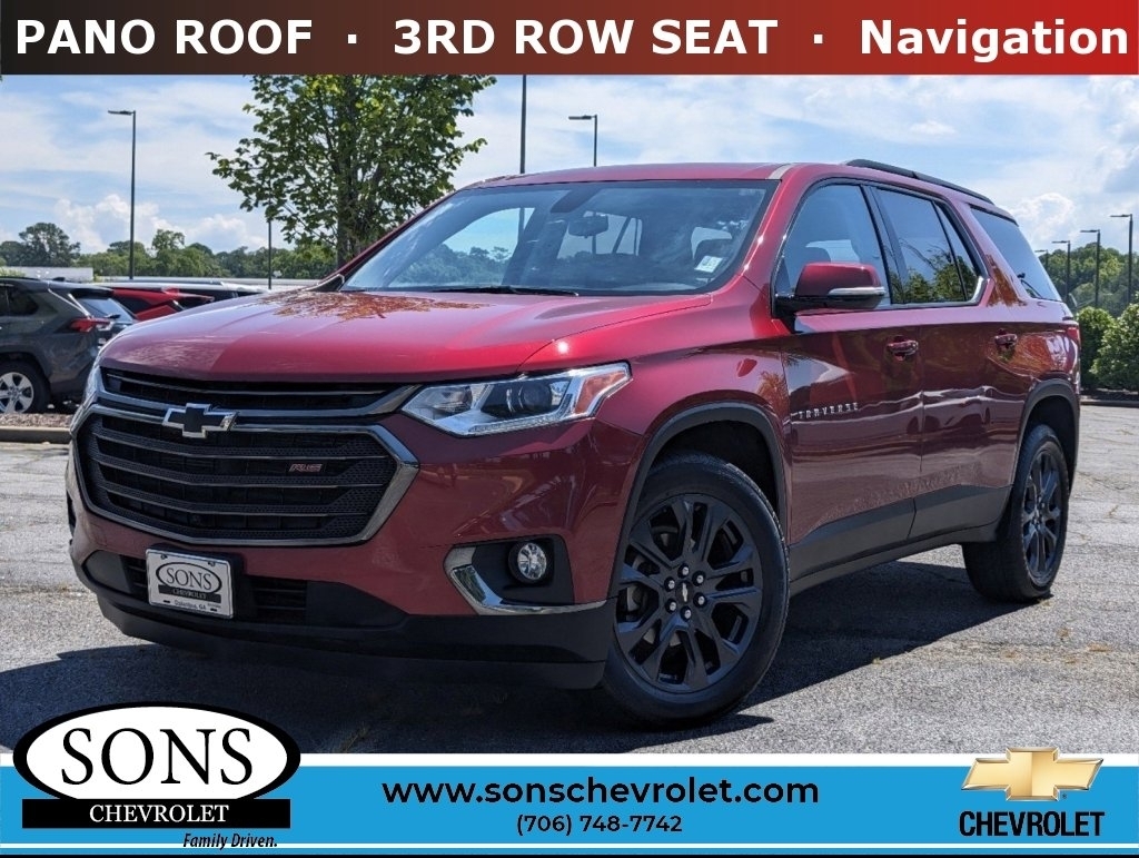 Used, 2019 Chevrolet Traverse RS, Red, 10757C-2