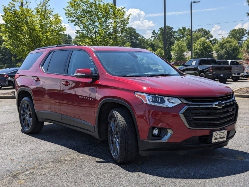 Used, 2019 Chevrolet Traverse RS, Red, 10757C-4