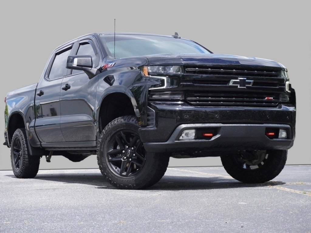 Used, 2021 Chevrolet Silverado 1500 LT Trail Boss, Black, P8111-2