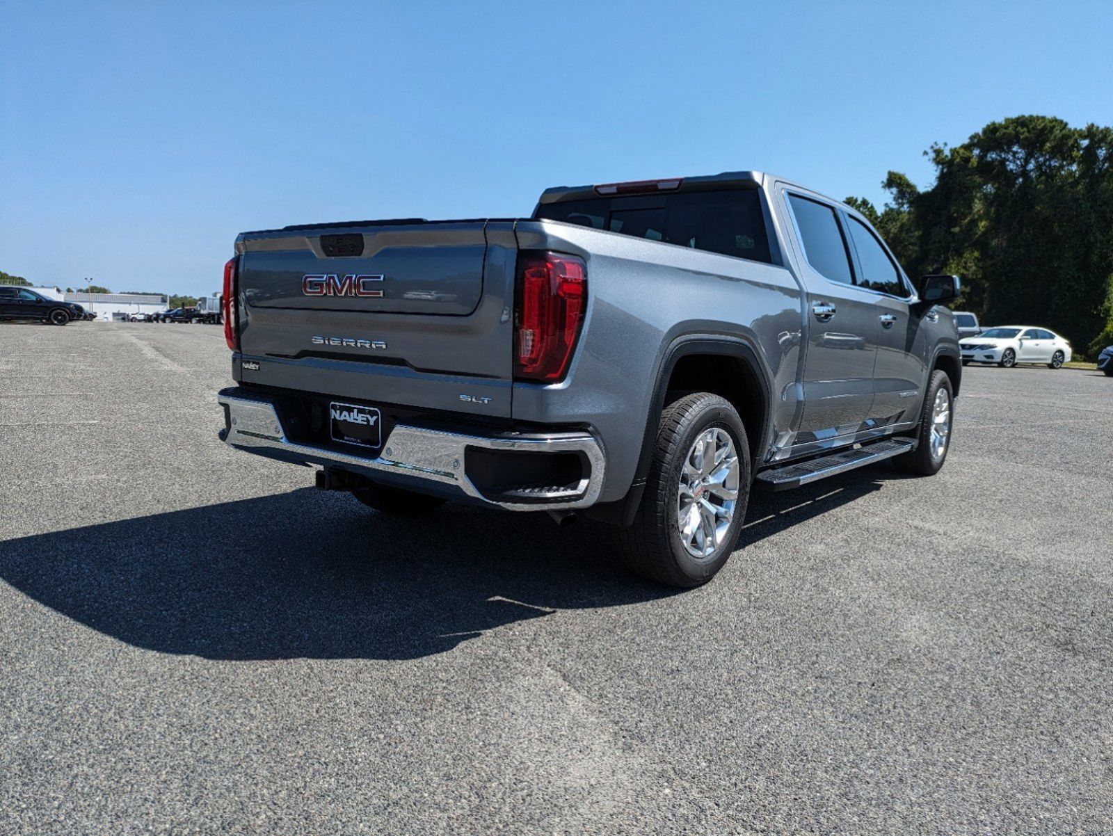 Used, 2021 GMC Sierra 1500 SLT, Gray, U02745-4