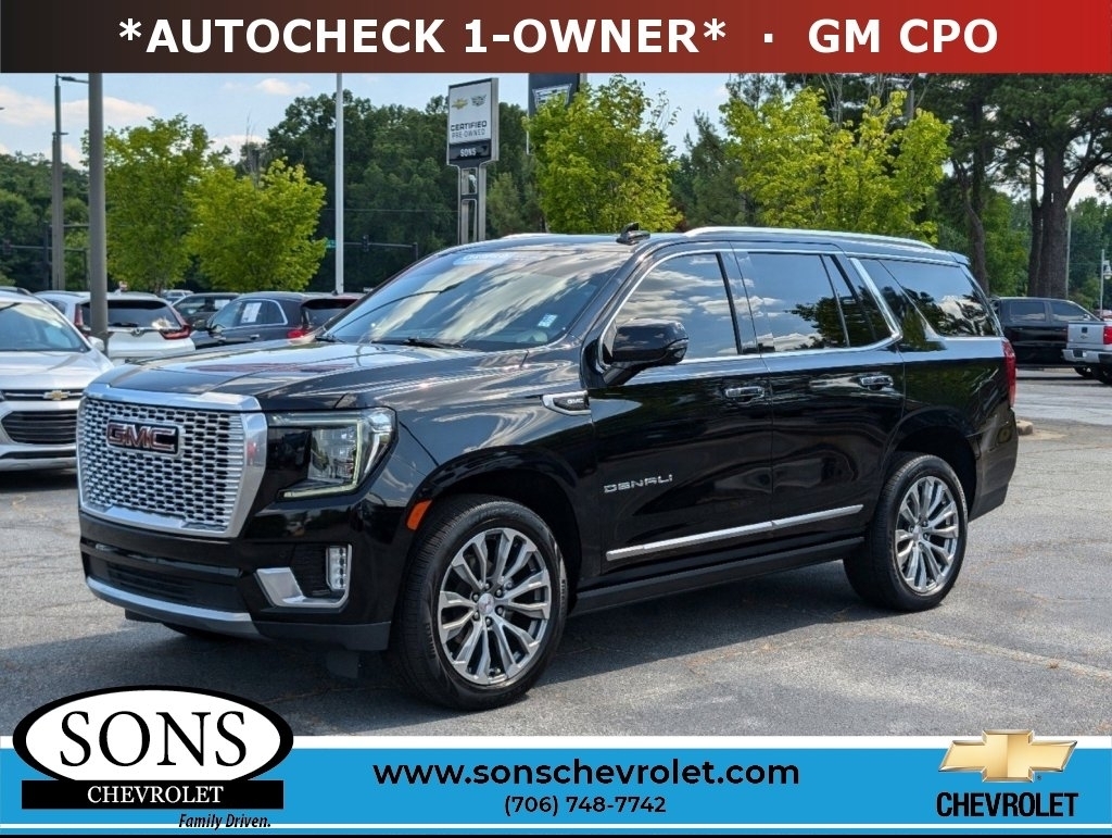 Used, 2021 GMC Yukon Denali, Black, PF4894-2