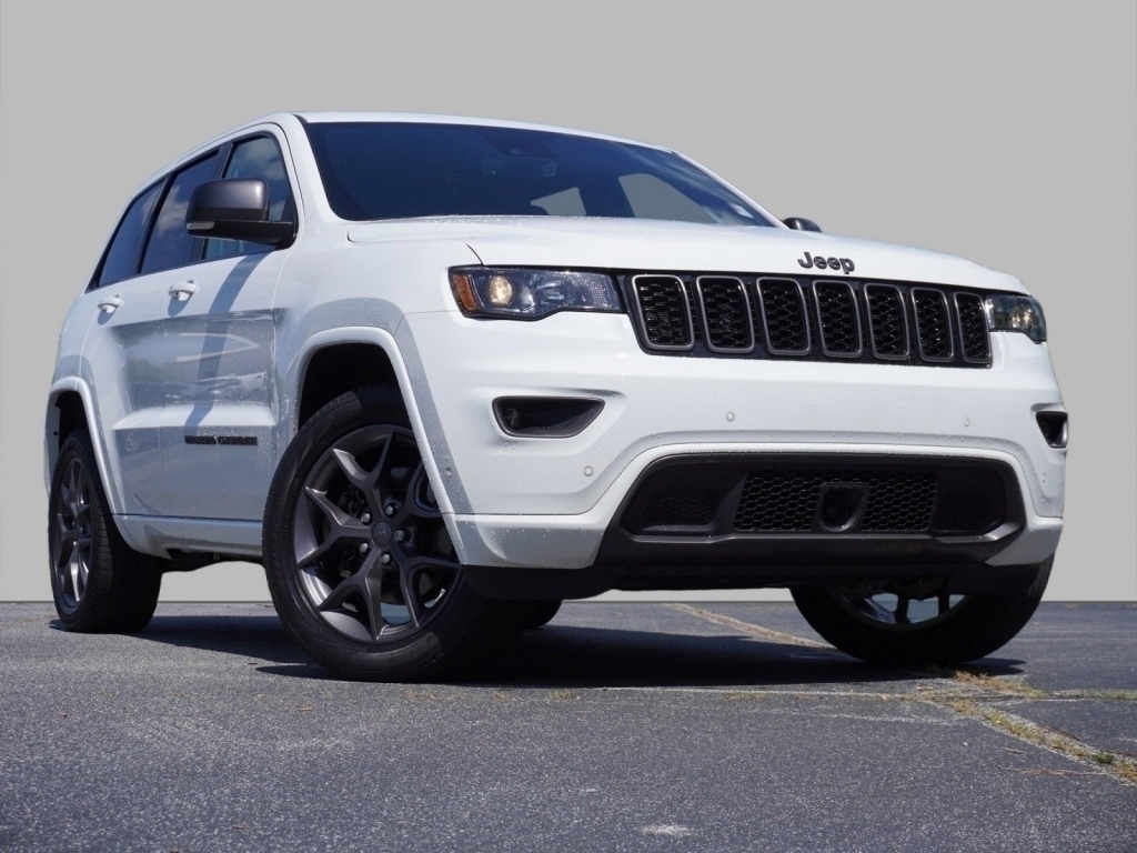 Used, 2021 Jeep Grand Cherokee 80th Anniversary, White, PF8087-2