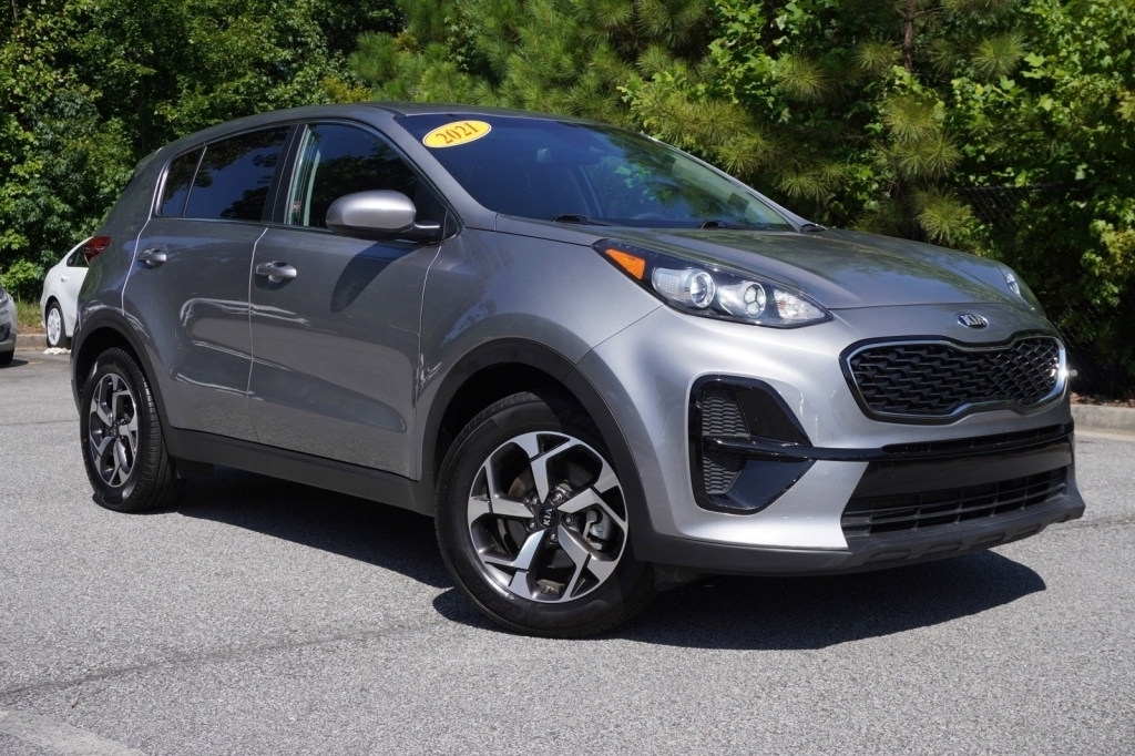 Certified, 2021 Kia Sportage LX, Gray, P8059S-2