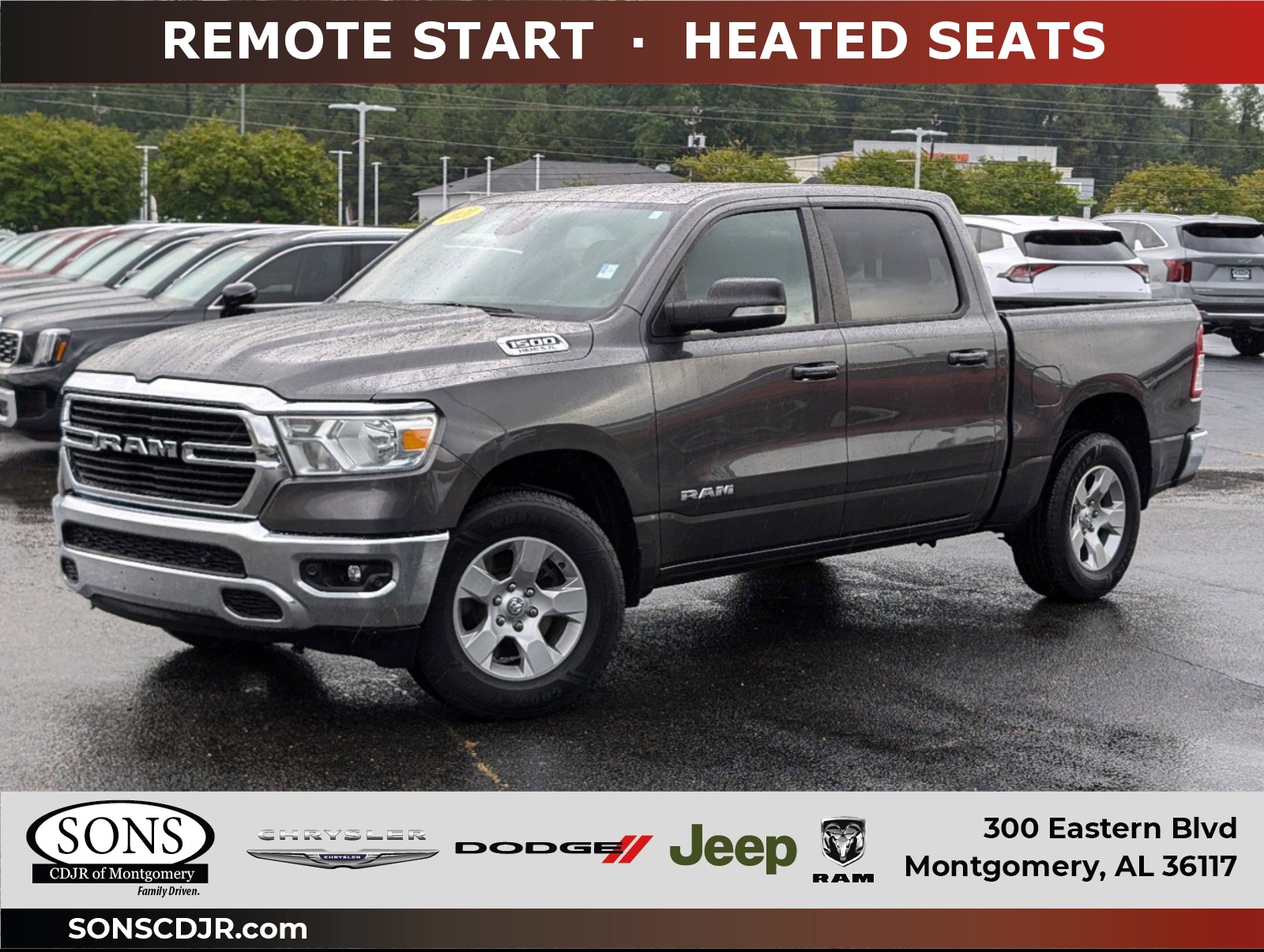 2021 Ram 1500 Big Horn/Lone Star, J4047A, Photo 1