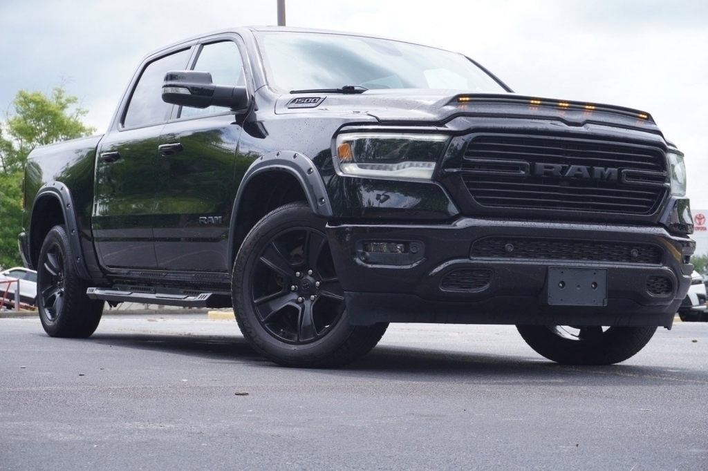 Used, 2021 Ram 1500 Big Horn, Black, PF8094-2