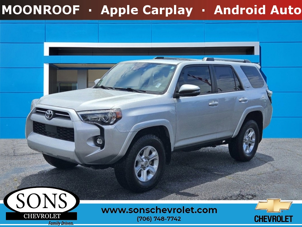 Used, 2021 Toyota 4runner SR5 Premium, Silver, 10921A-1