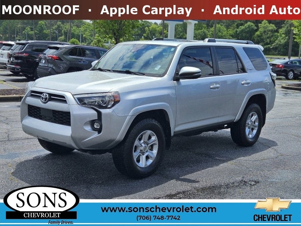 Used, 2021 Toyota 4runner SR5 Premium, Silver, 10921A-2