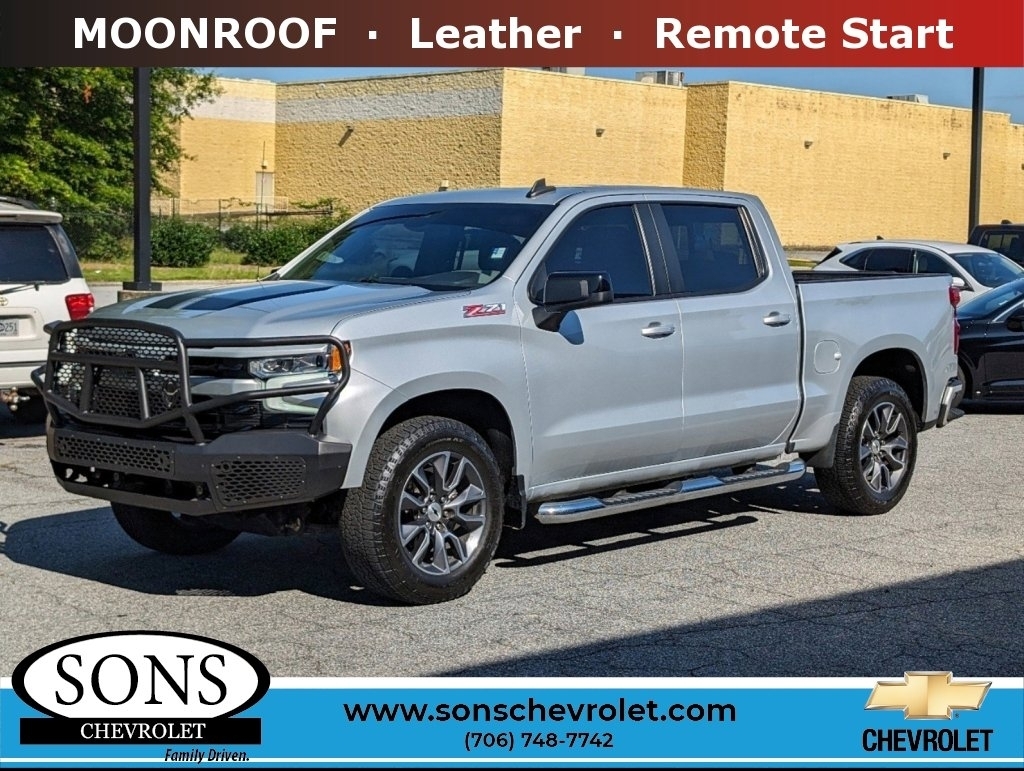 Used, 2022 Chevrolet Silverado 1500 RST, Silver, 11004A-2