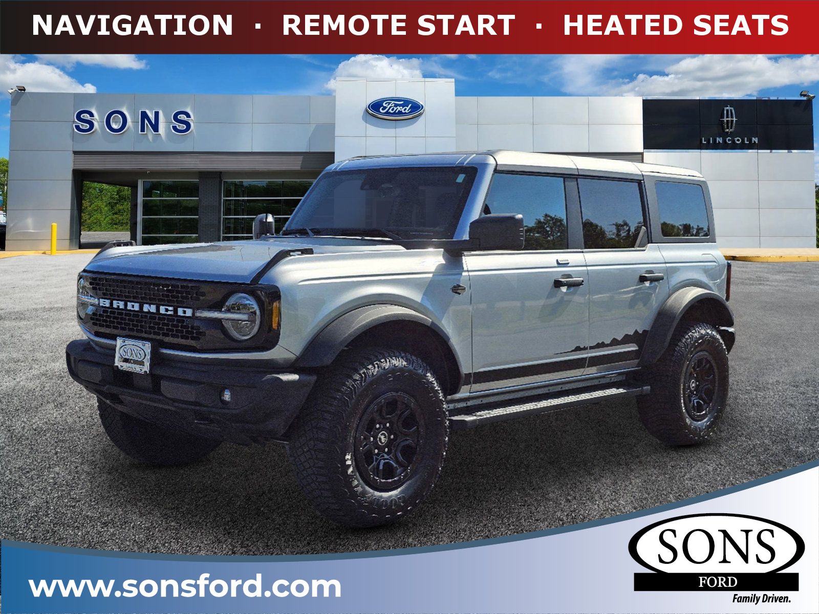 2022 Ford Bronco Outer Banks, K1178P, Photo 1