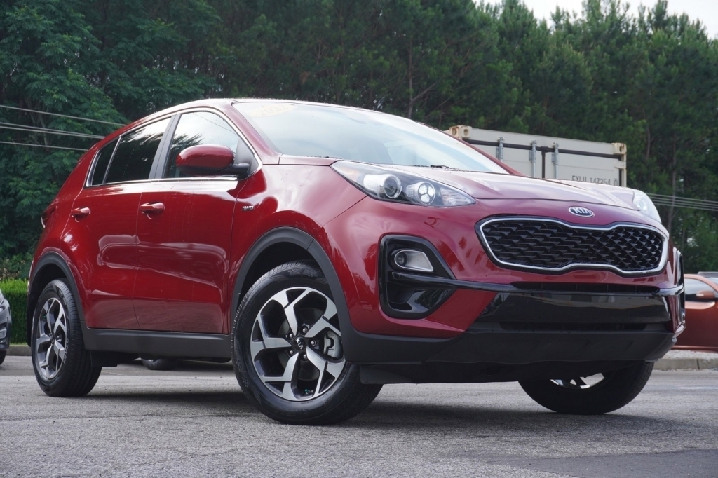 Certified, 2022 Kia Sportage LX, Red, 50048A-2