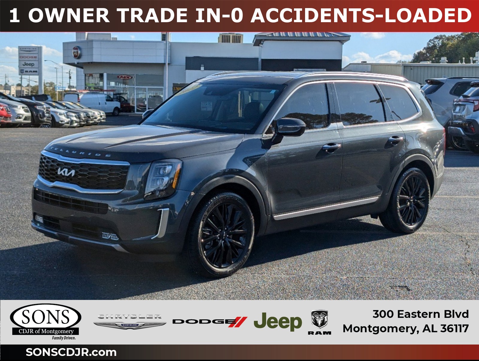 2022 Kia Telluride EX, 28883AS, Photo 1