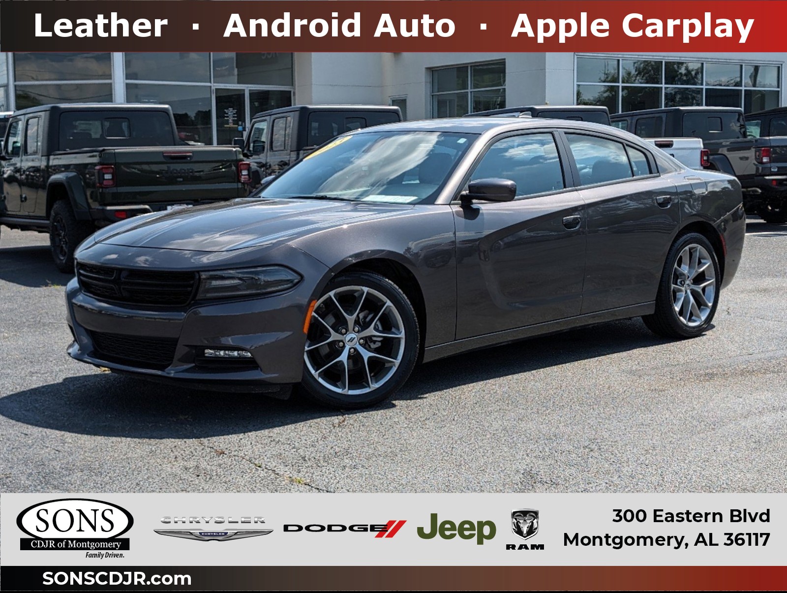 Used, 2023 Dodge Charger SXT, Gray, PA1390-1