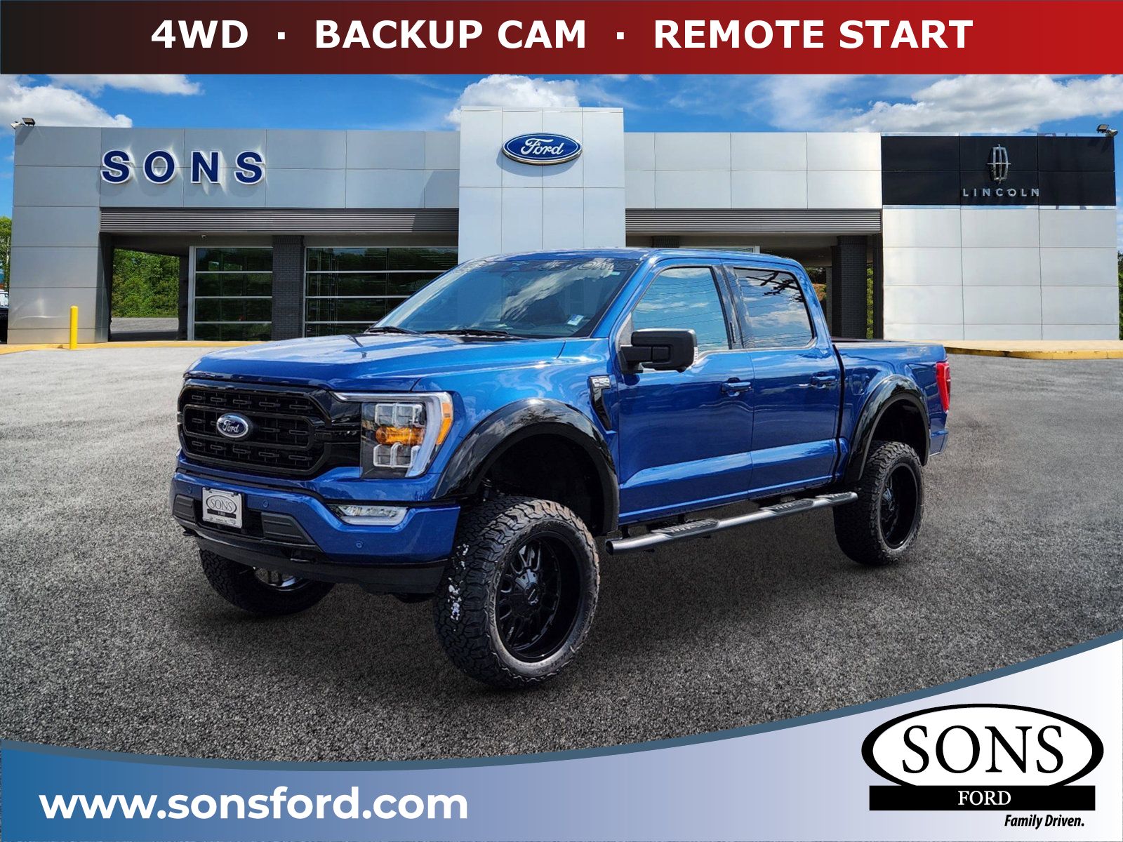 New, 2023 Ford F-150 XLT, Blue, 5523-1