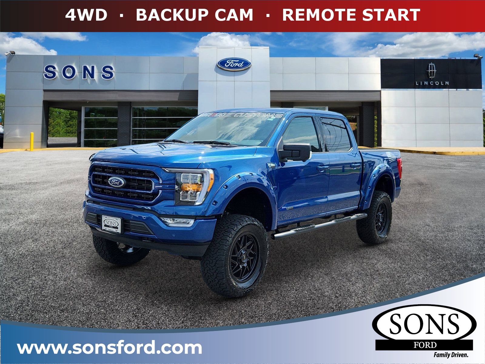 New, 2023 Ford F-150 XLT, Blue, 5752-1
