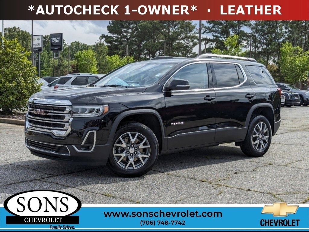 Used, 2023 GMC Acadia SLT, Black, P4865-2