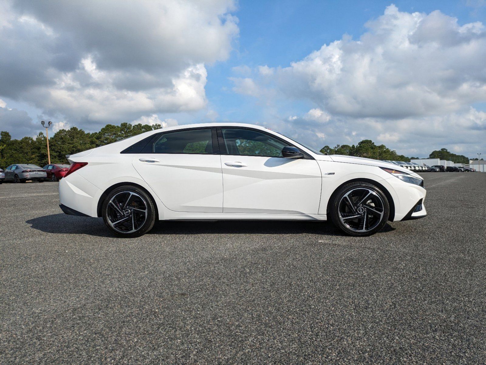 Used, 2023 Hyundai Elantra N Line, White, IEI02190-3