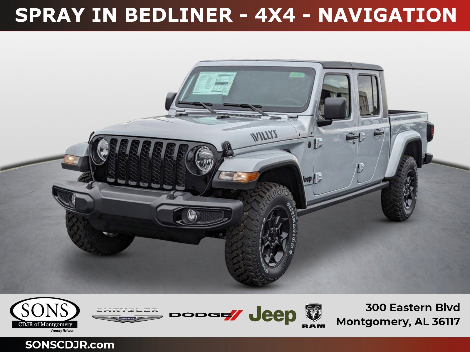 2023 Jeep Gladiator Sport S, P3323, Photo 1