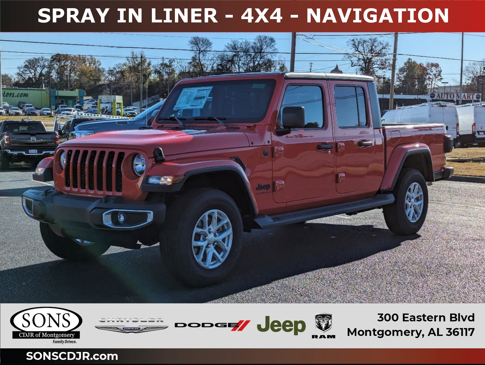 2023 Jeep Gladiator Sport S, P3323, Photo 1