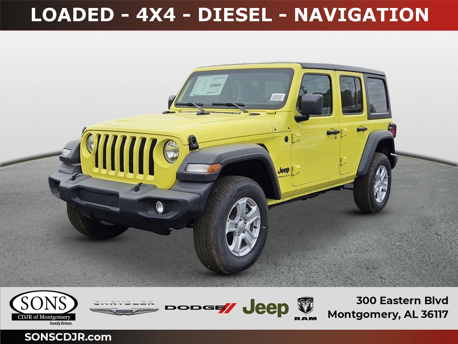 2023 Jeep Wrangler 4-Door Sport S 4x4, 11534A, Photo 1