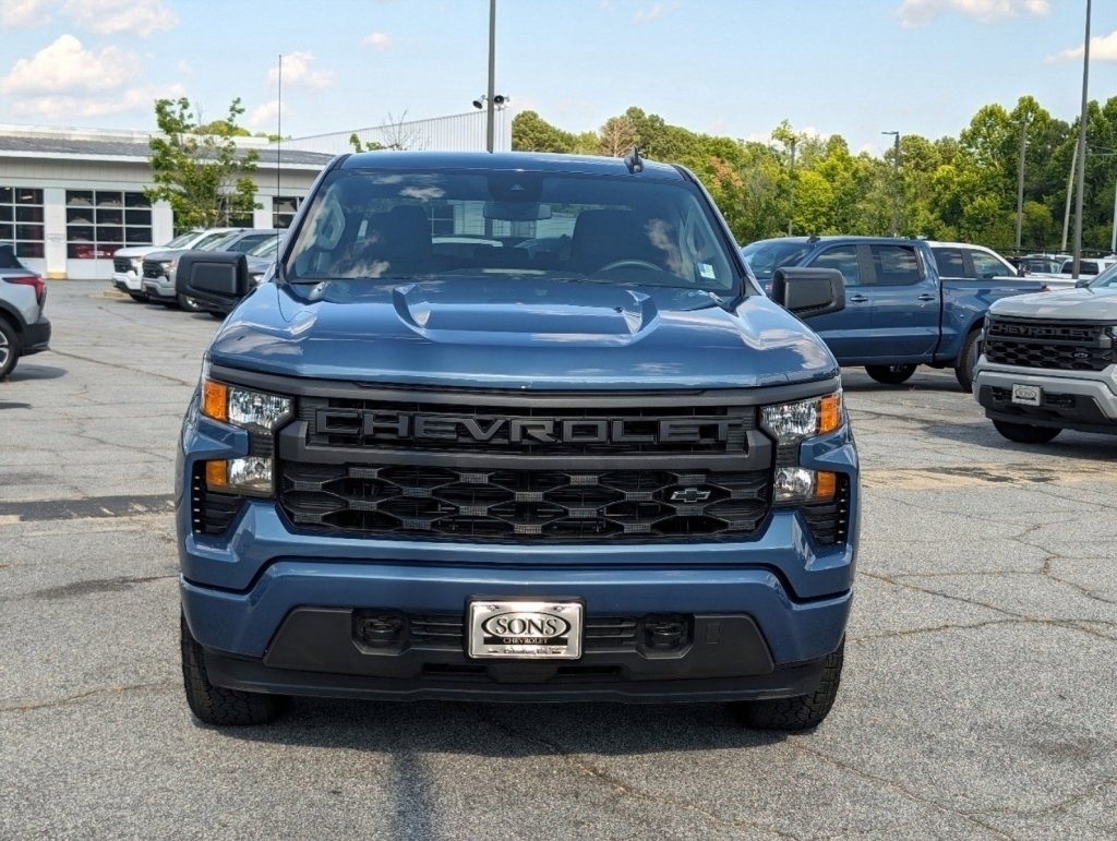 New, 2024 Chevrolet Silverado 1500 Custom, Blue, 11315-3