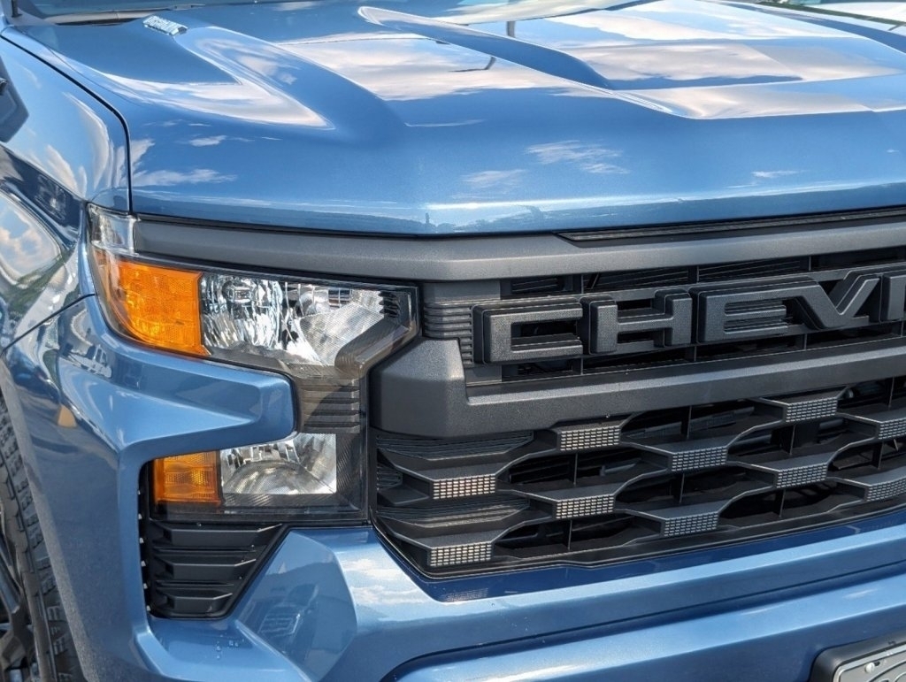 New, 2024 Chevrolet Silverado 1500 Custom, Blue, 11315-4