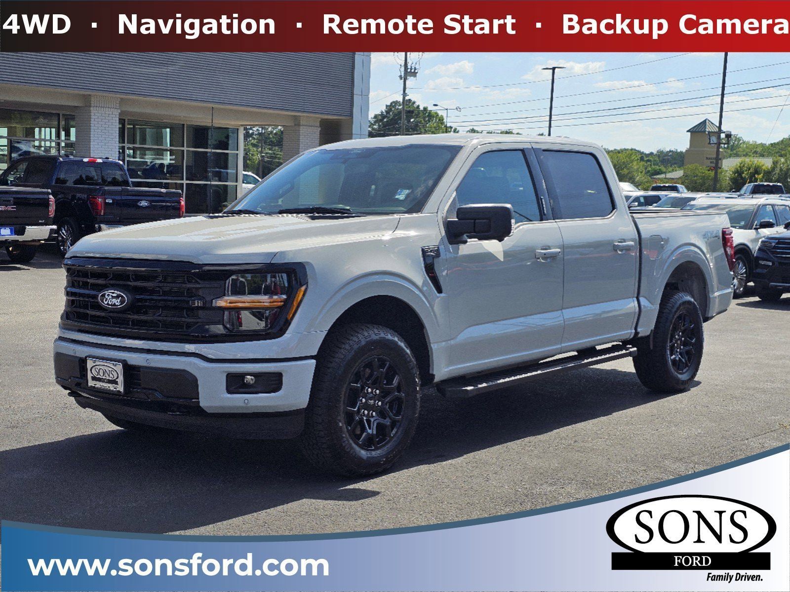 New, 2024 Ford F-150 XLT, Gray, 6186-2