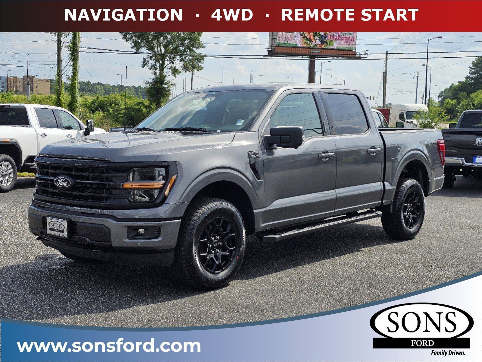 New, 2024 Ford F-150 XLT, Gray, 6193-2