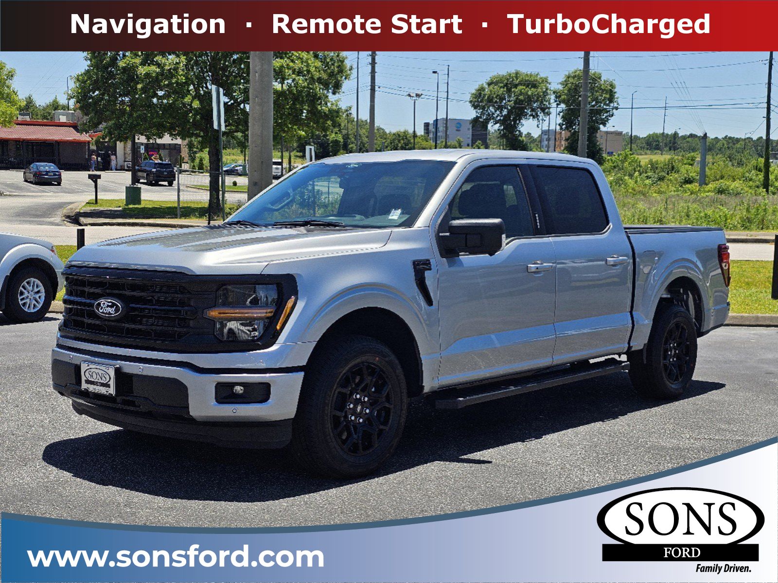 New, 2024 Ford F-150 XLT, Silver, 6280-1